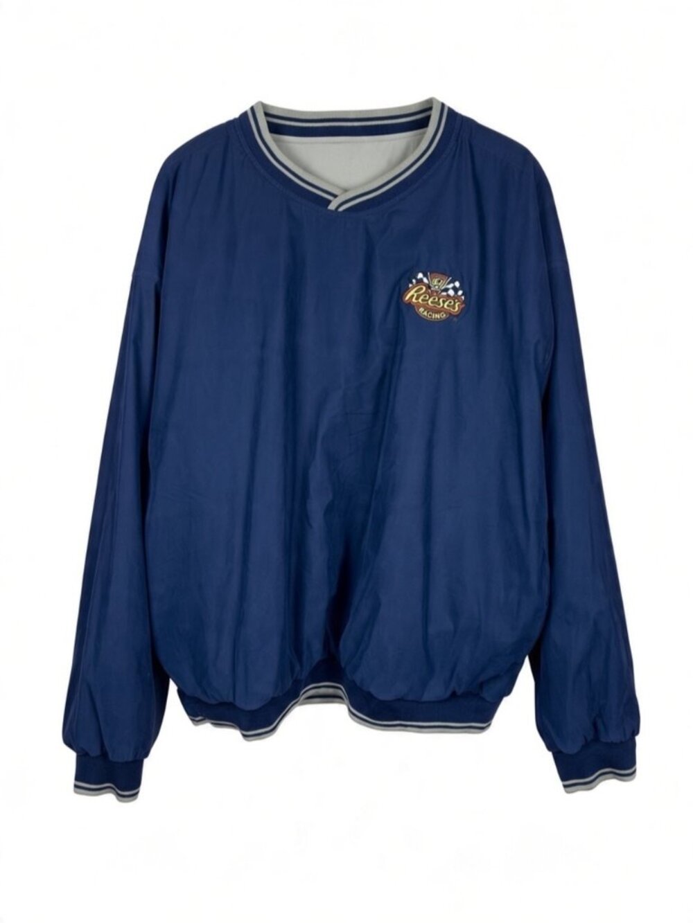 Vintage 1994 Reese’s Racing Pullover Jacket Men's XL Navy Weatherproof